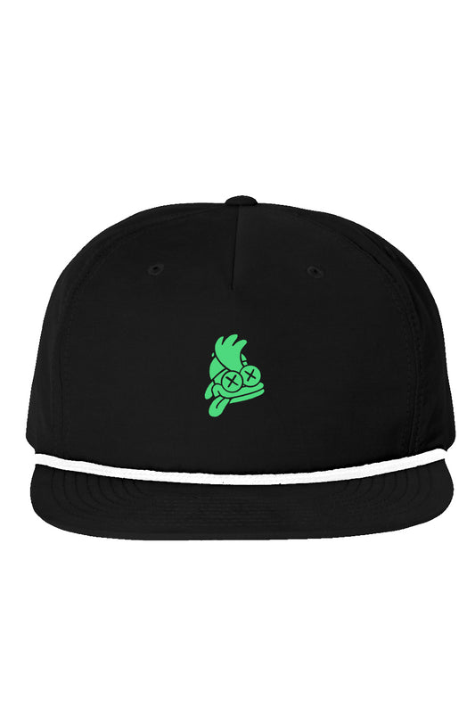 Black Icon Green Golf Cap
