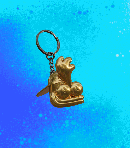 Golden SupDucks Keychain
